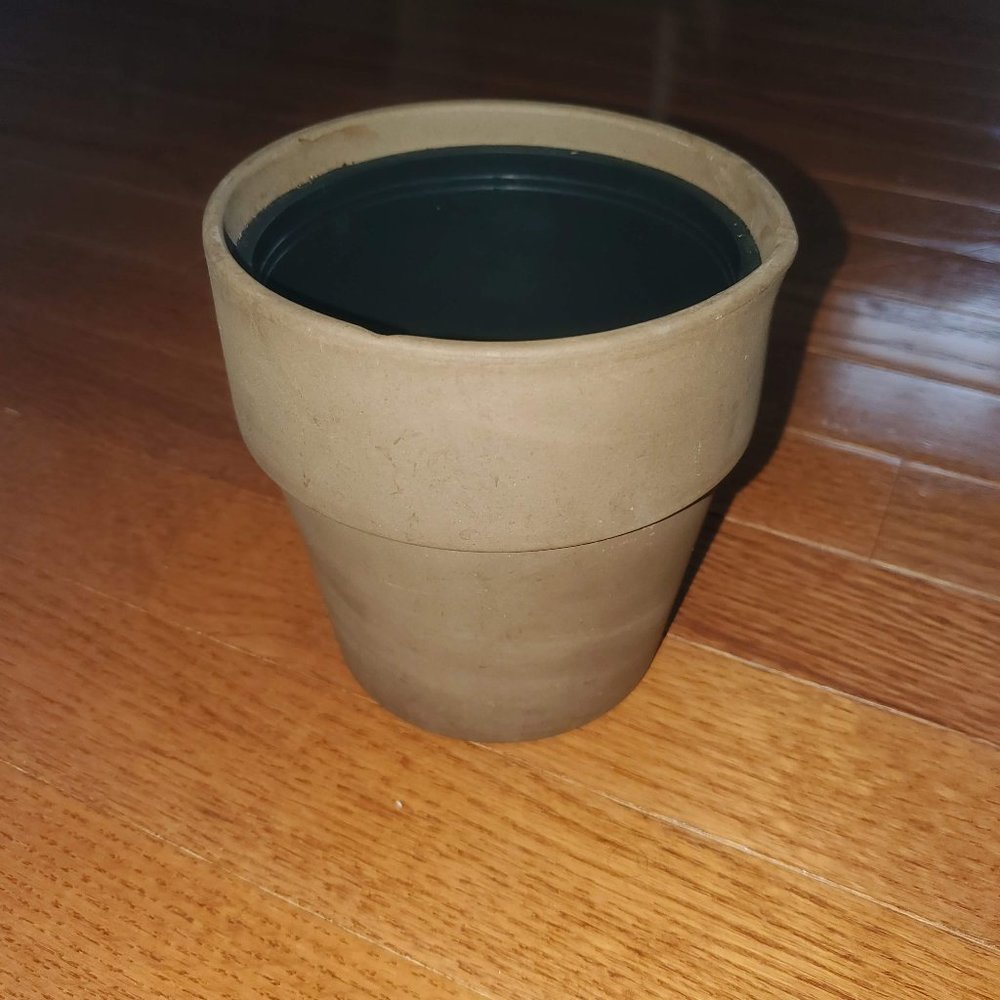 Small clay plant pot